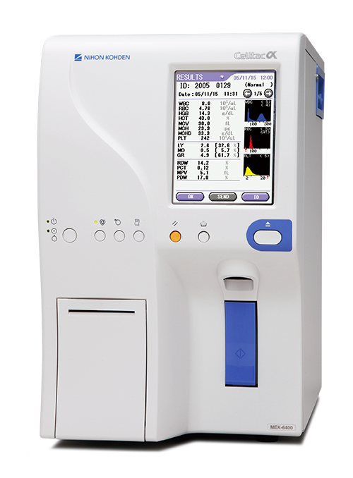 Celltac alpha MEK 6400 series fully automatic hematology analyzer