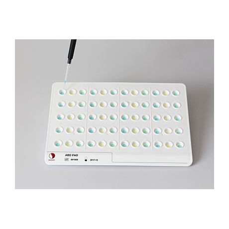 Abd pad 3 steps manual blood grouping in 30 seconds